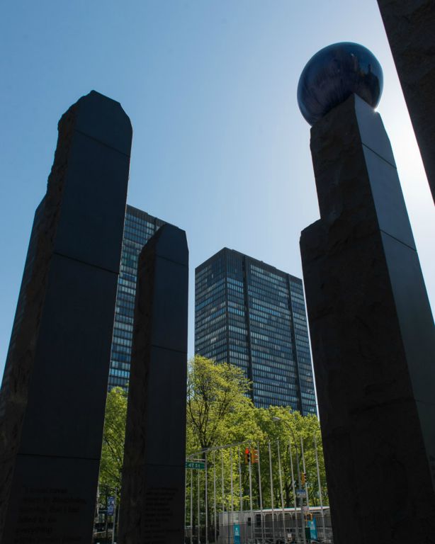 Memorial to Swedish Diplomat Raoul Wallenberg 