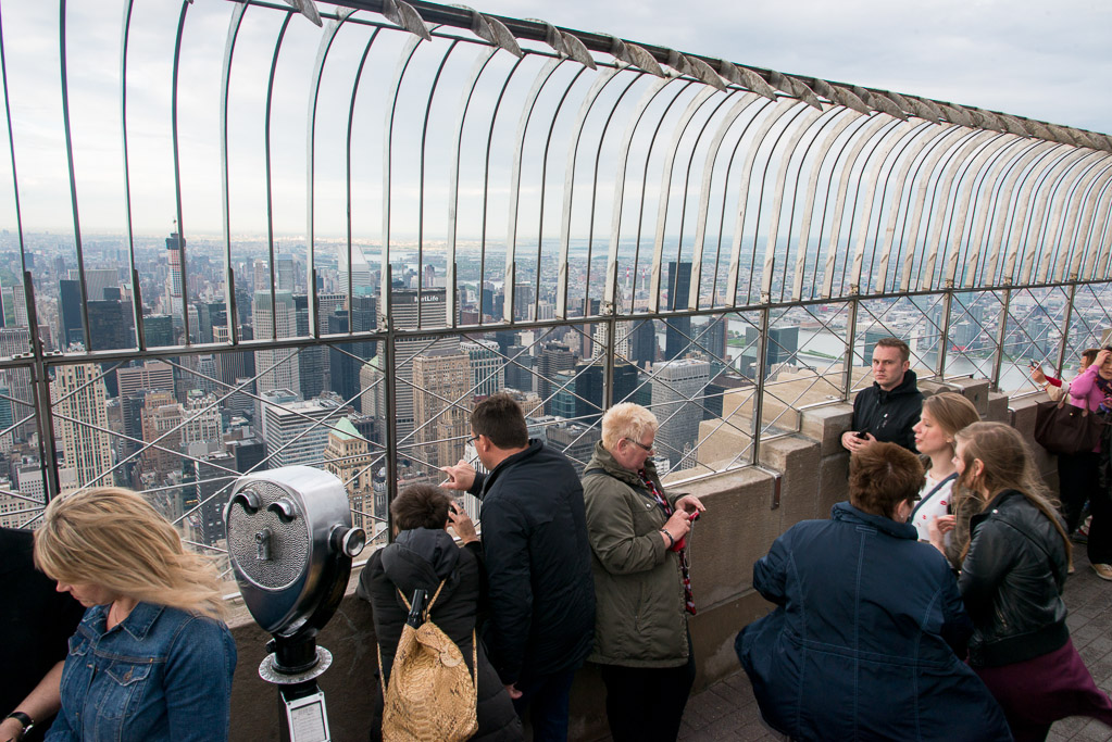 View from the top of the Empire State Building